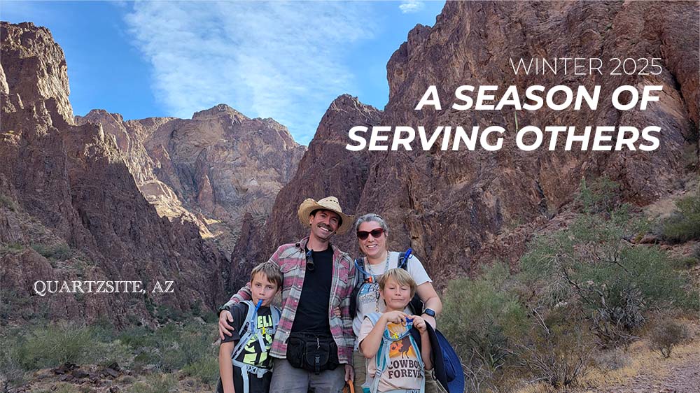 Learn about our mission trip to Arizona Eagle Creek Retreat where we helped build a cabin.